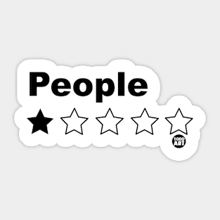 people 1 star Sticker